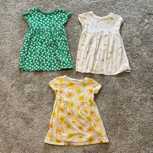 Bundle of 3 Old Navy Toddler Dresses 18-24 Months